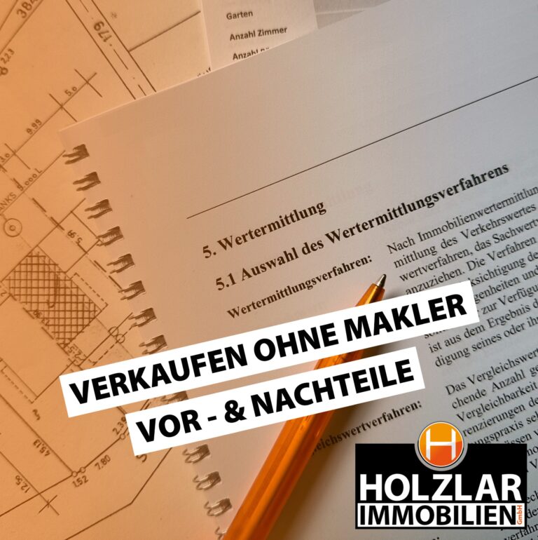 Ihre Immobilie verkaufen ohne Makler – Vor- und Nachteile